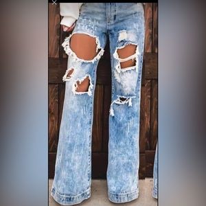 Addyson distressed denim